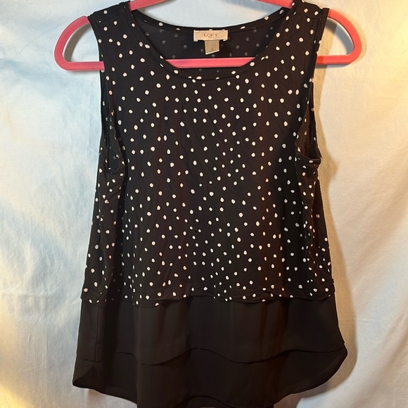LOFT Tops - 🔥Loft Black with white dots-Size M